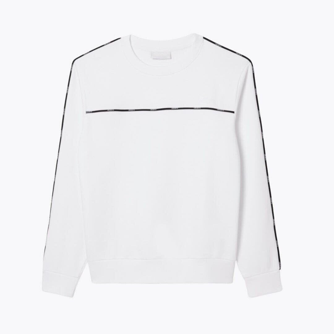 Fleece-Sweatshirt Mit Logo-Besatz