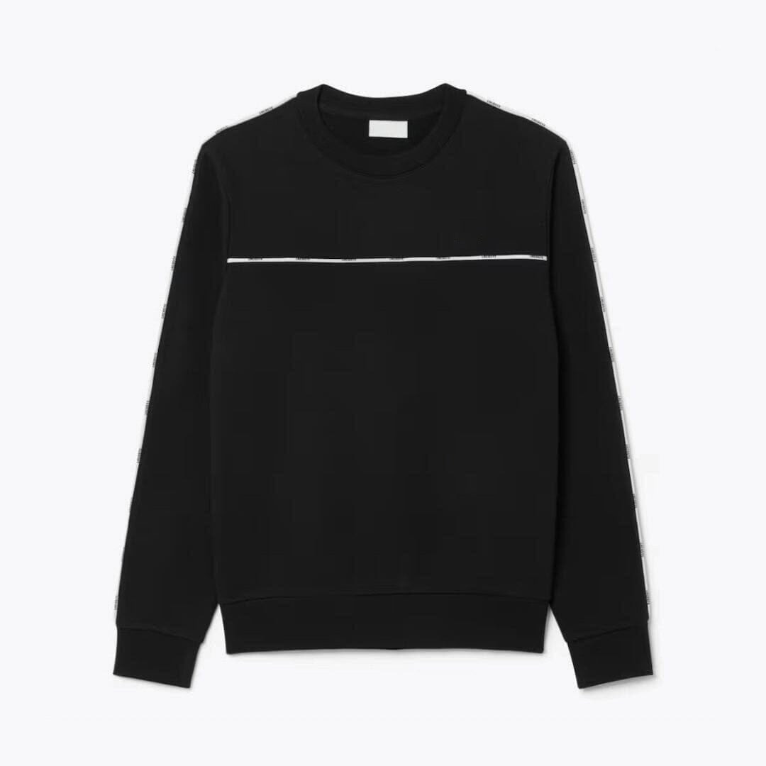 Fleece-Sweatshirt Mit Logo-Besatz