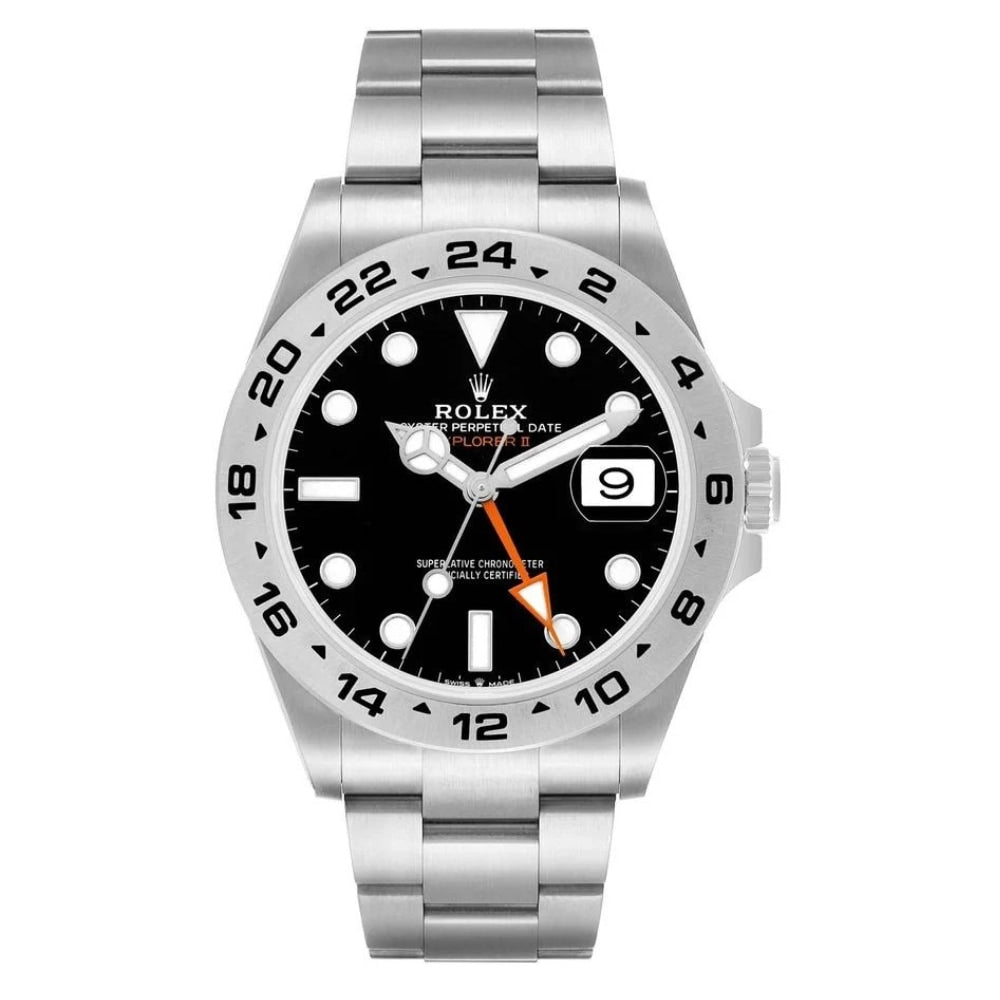 Explorer II 216570 "schwarzes Zifferblatt" 42mm