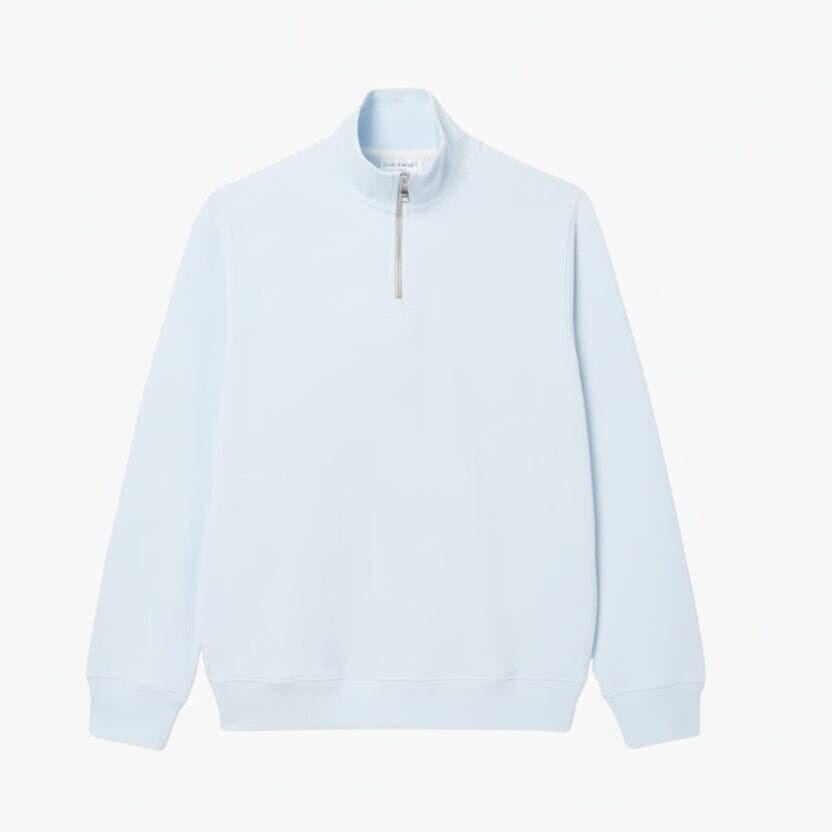 Sweatshirt Mit Reißverschluss Und Hohem Kragen