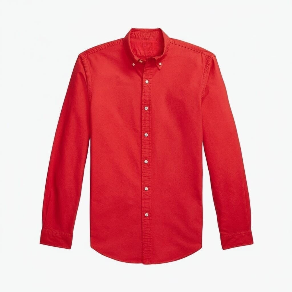 Slim Fit Oxford Hemd - Garment-Dyed