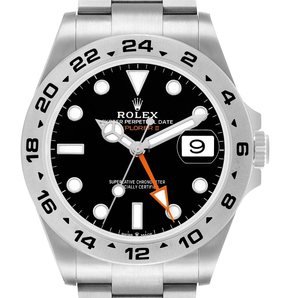 Explorer II 216570 "schwarzes Zifferblatt" 42mm