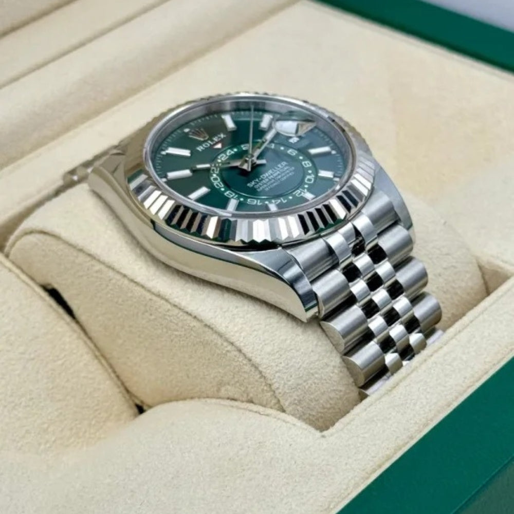 Sky-Dweller Mit Grünem Zifferblatt 336934-0001